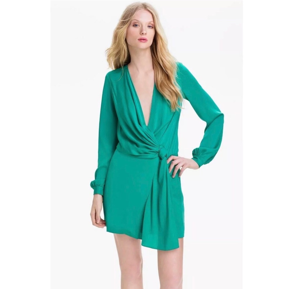 Diane Von Furstenberg “Dora” Silk Blouson Dress